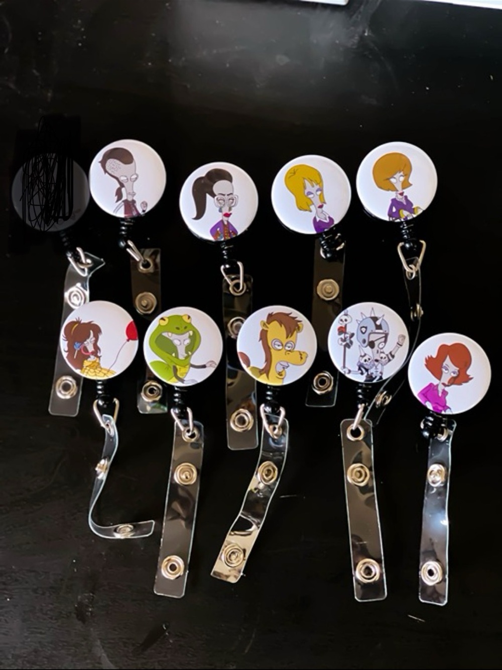 American Dad Roger Alien Badge Reel